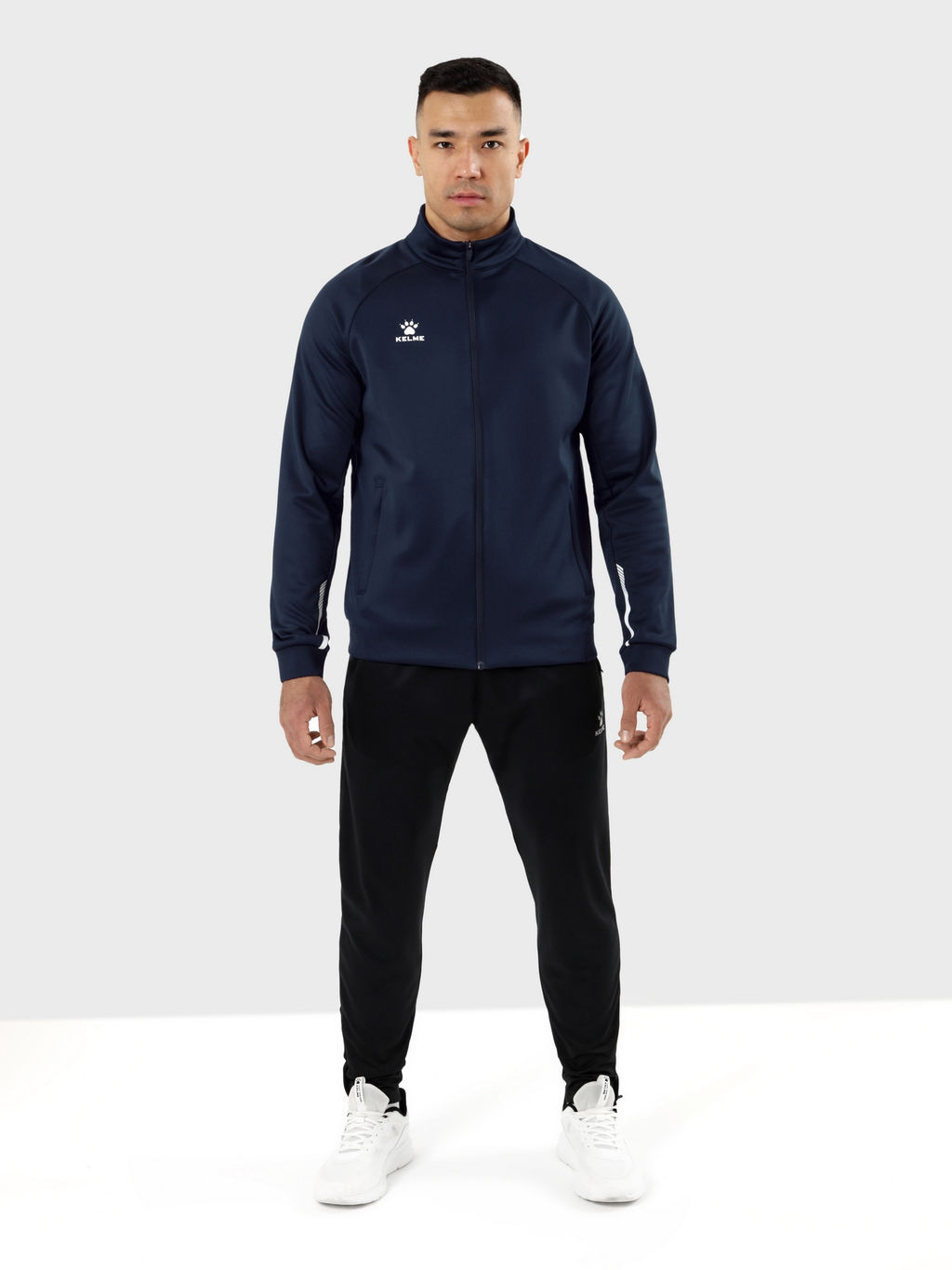 Олимпийка KELME Knitted Jacket (plus Fleece) Dark Blue