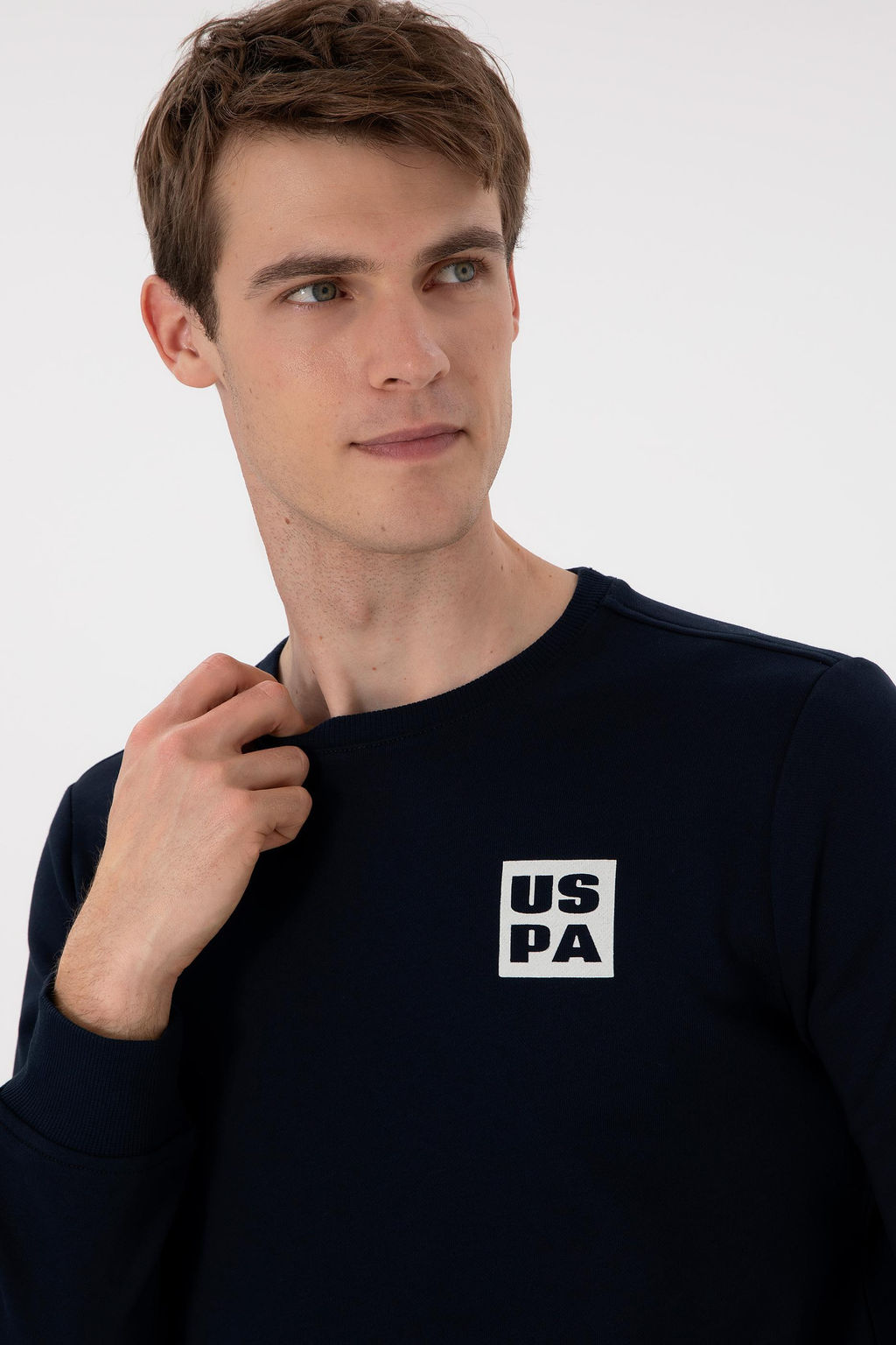 Мужской темно-синий свитшот Неожиданная скидка в корзине - U.s. polo assn фото 2