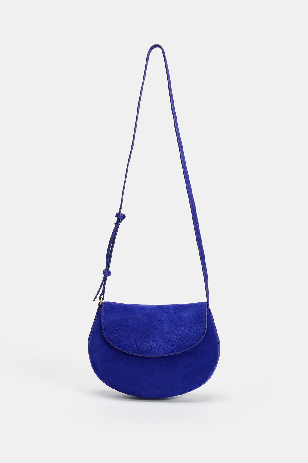BOLSO BANDOLERA PIEL / Azul - Zara фото 2