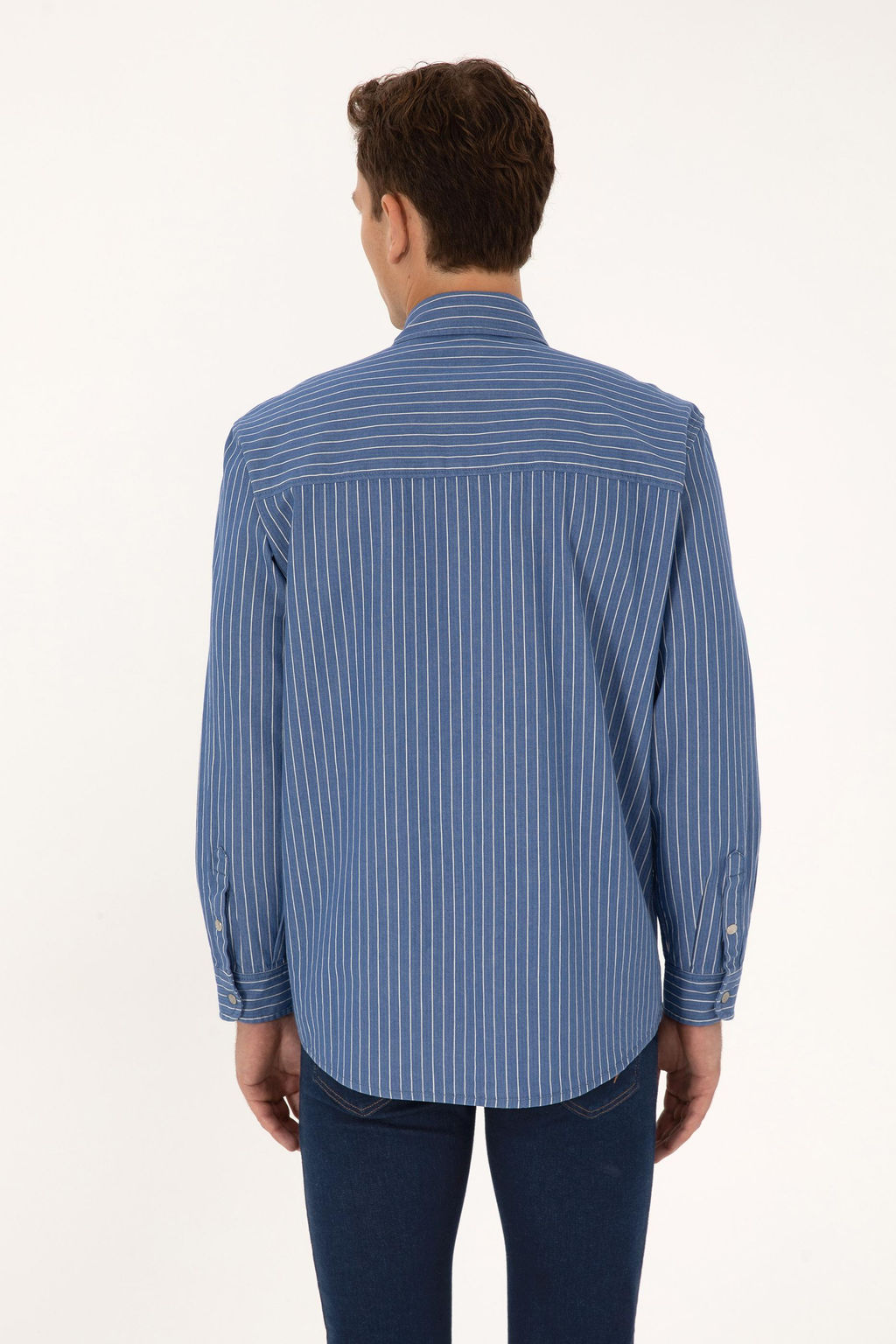 Erkek A__k Mavi Jean G_mlek - U.s. polo assn фото 5