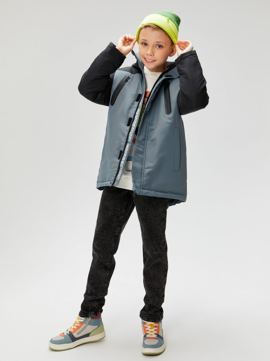 ACOOLA / Куртка детская для мальчиков Atreides серый  фото 2