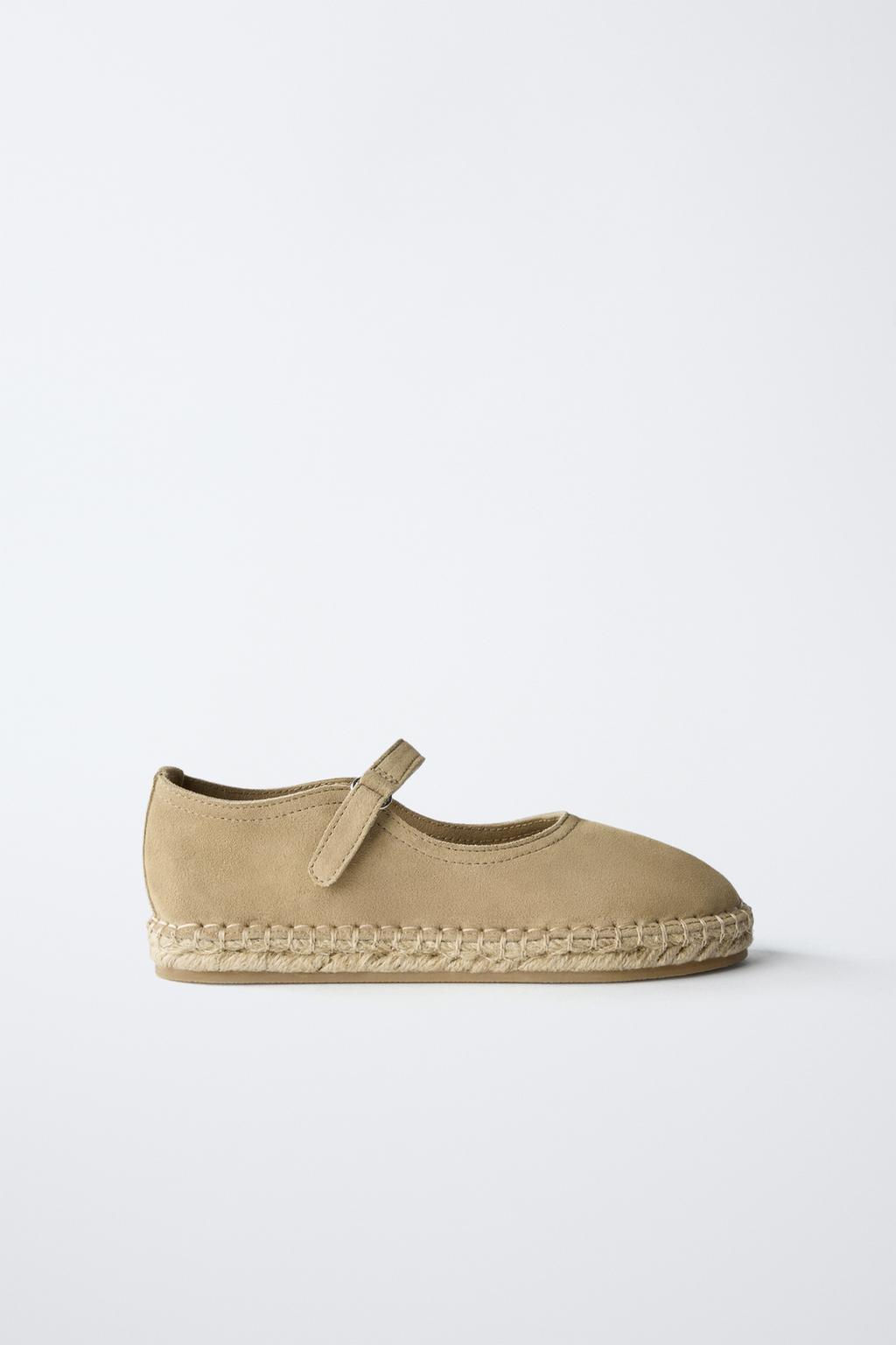 JUTE SUEDE BALLERINAS - Zara фото 2
