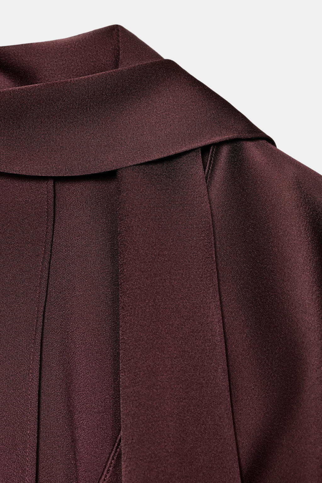 LIMITED EDITION ZW COLLECTION SATIN SCARF DRESS - Zara фото 6