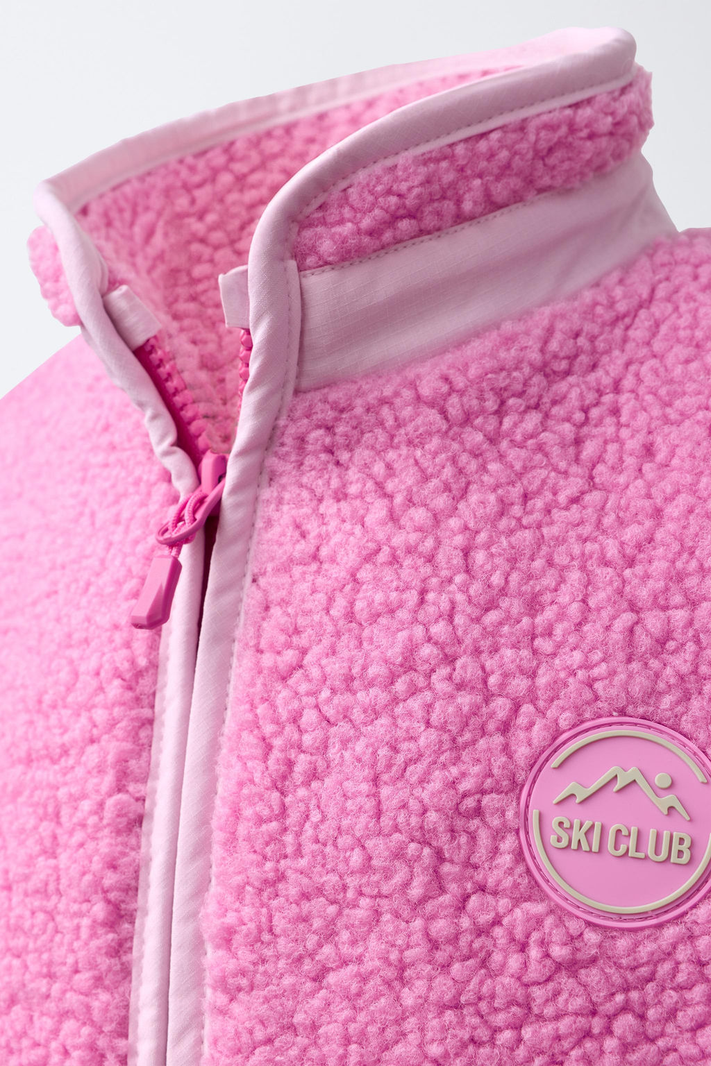 FAUX SHEARLING SKI COLLECTION JACKET - Zara фото 5