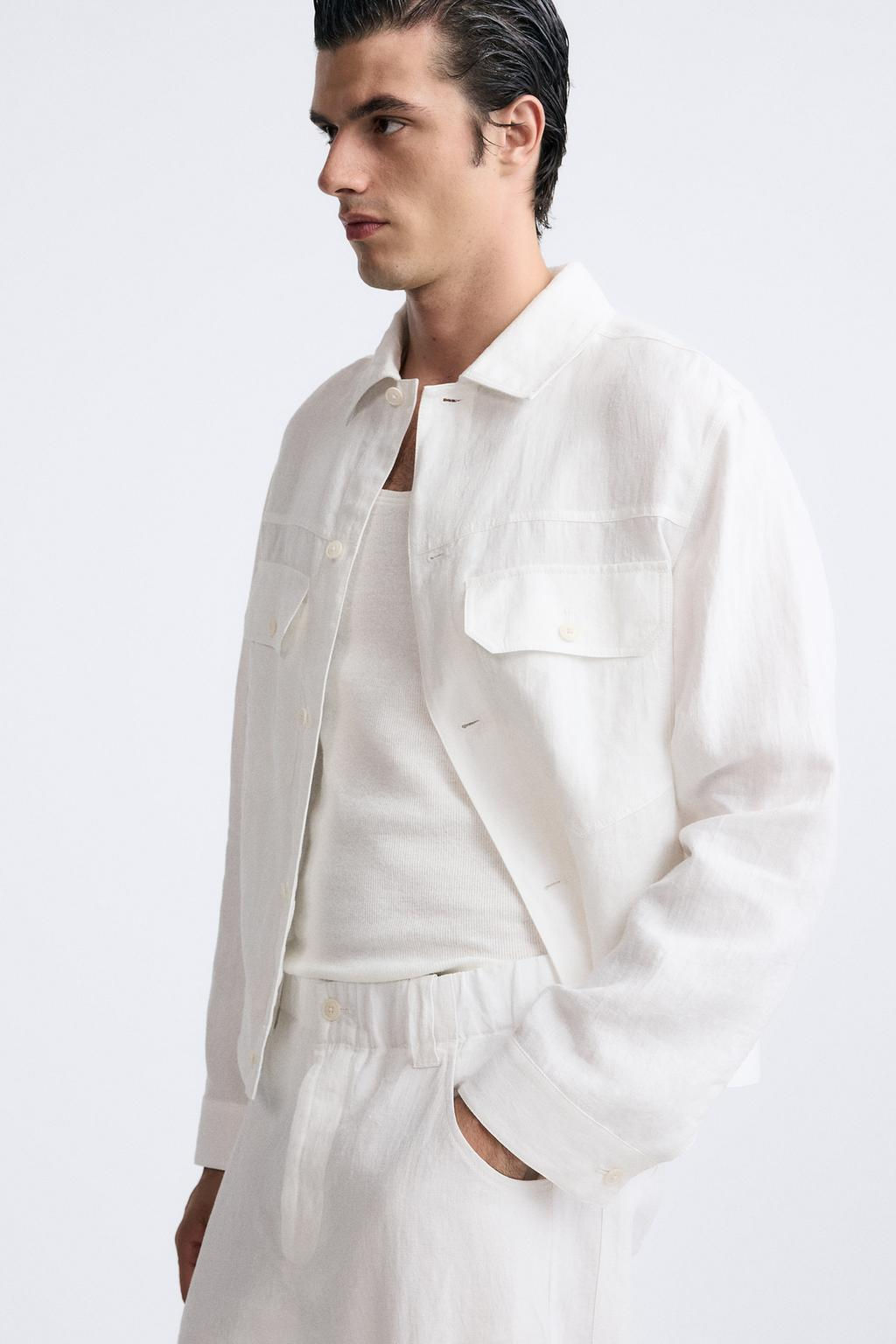 100% HEMP JACKET - Zara фото 6