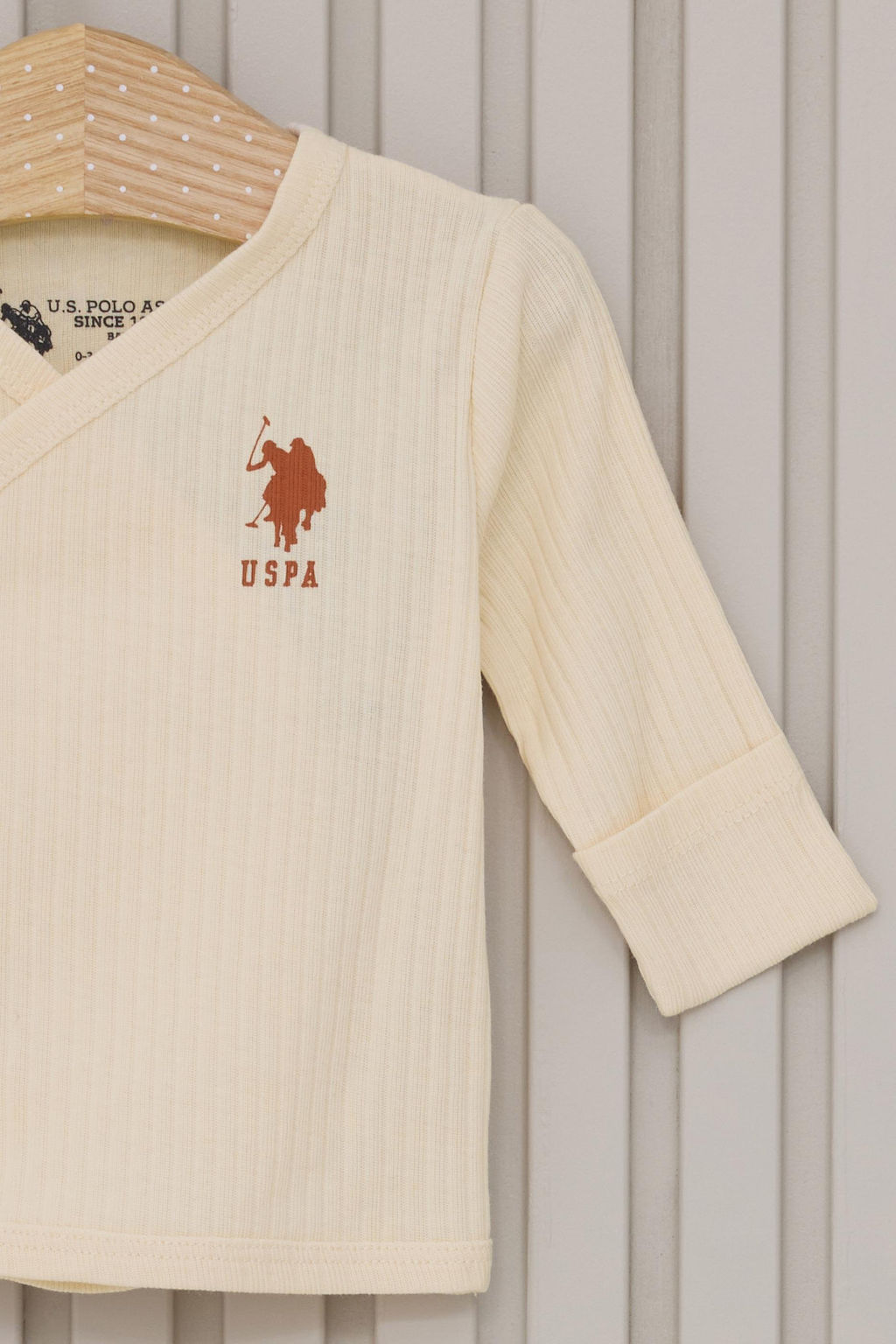K_z Bebek Krem Hastane __k___ %100 Pamuk 5li Z_b_n Set - U.s. polo assn фото 3