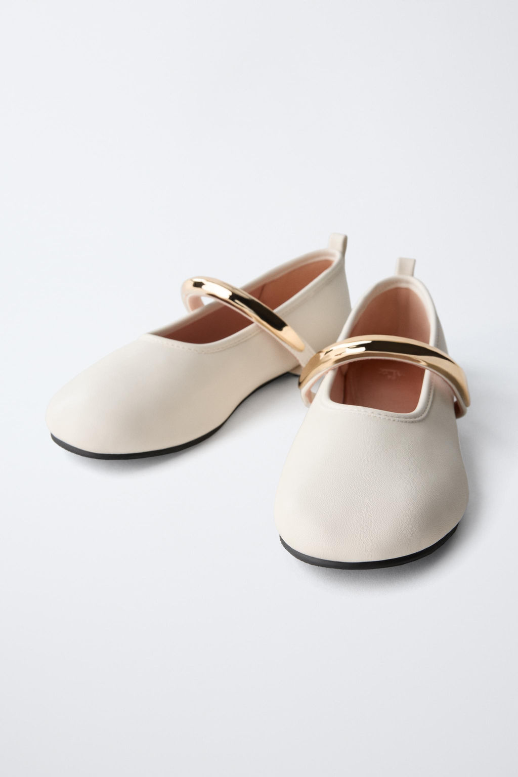 BALLERINA SHOES WITH METAL STRAP - Zara фото 3