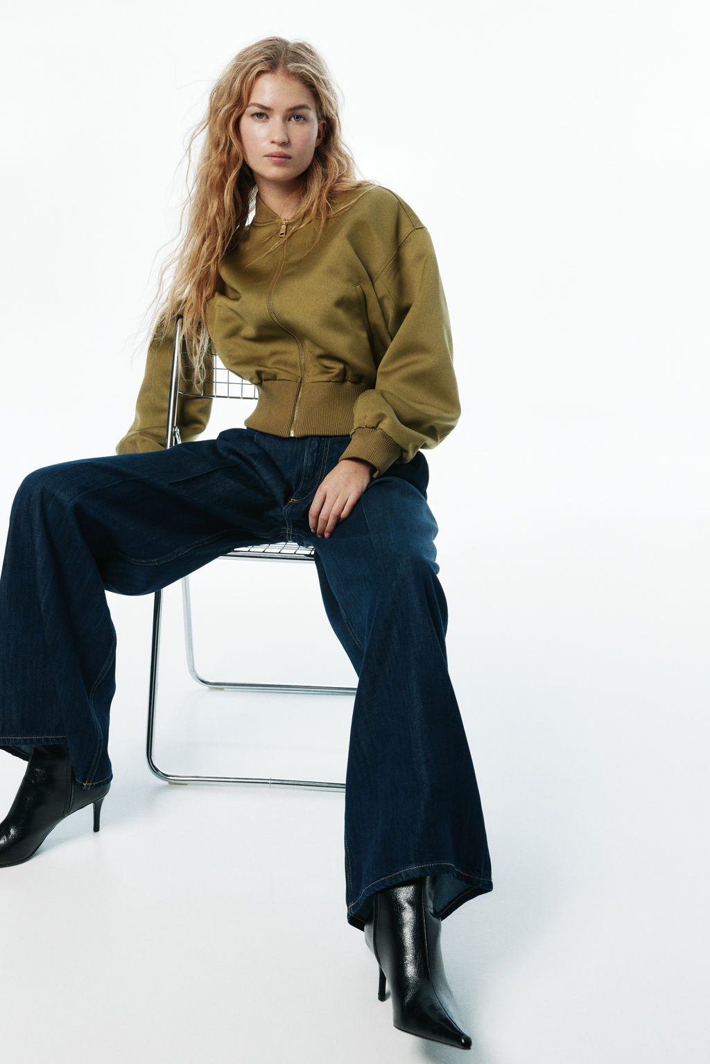 Loose Fit Wide Regular Jeans - H&m фото 8