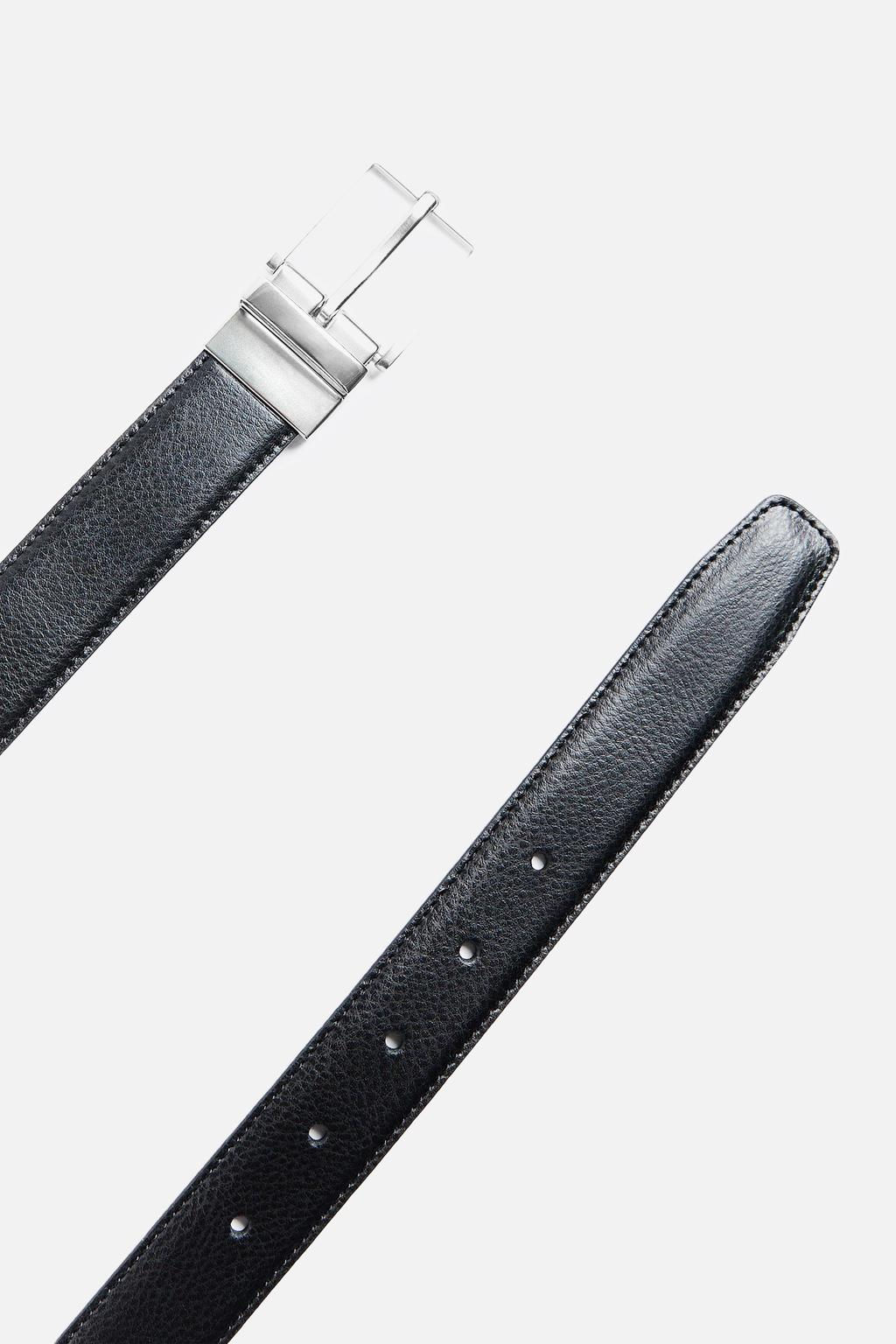 REVERSIBLE LEATHER BELT - Zara фото 5