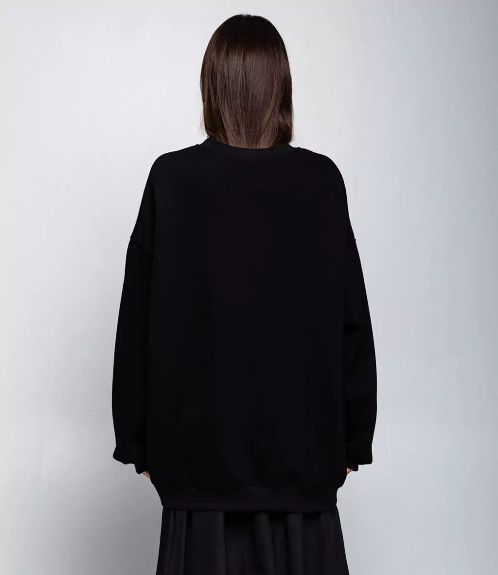 Свитшот #КТ6603 (5), чёрный