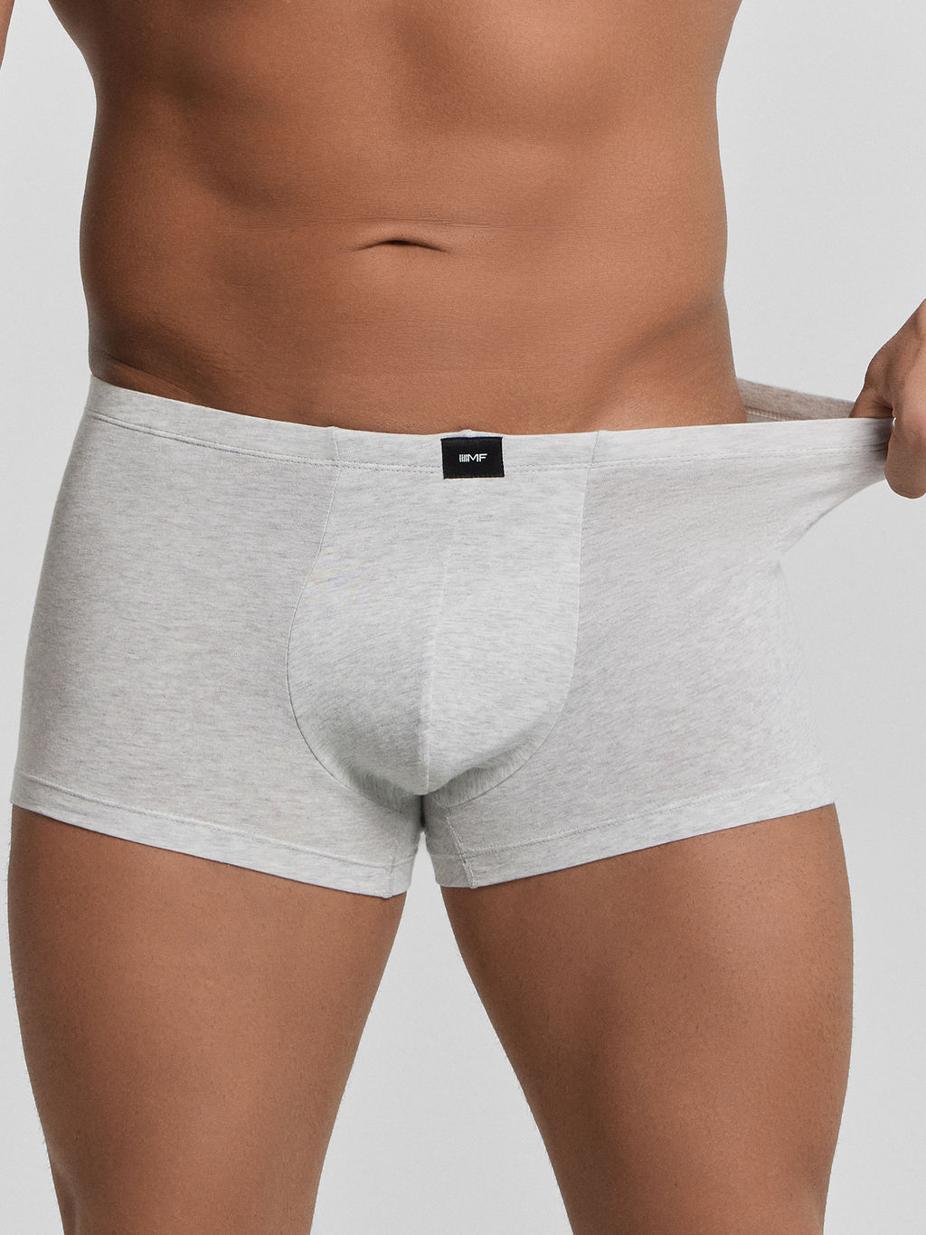 Трусы боксеры мужские в наборе, 2 шт св.серый меланж 4306-А +бриз 411122-2 - Mark formelle фото 2