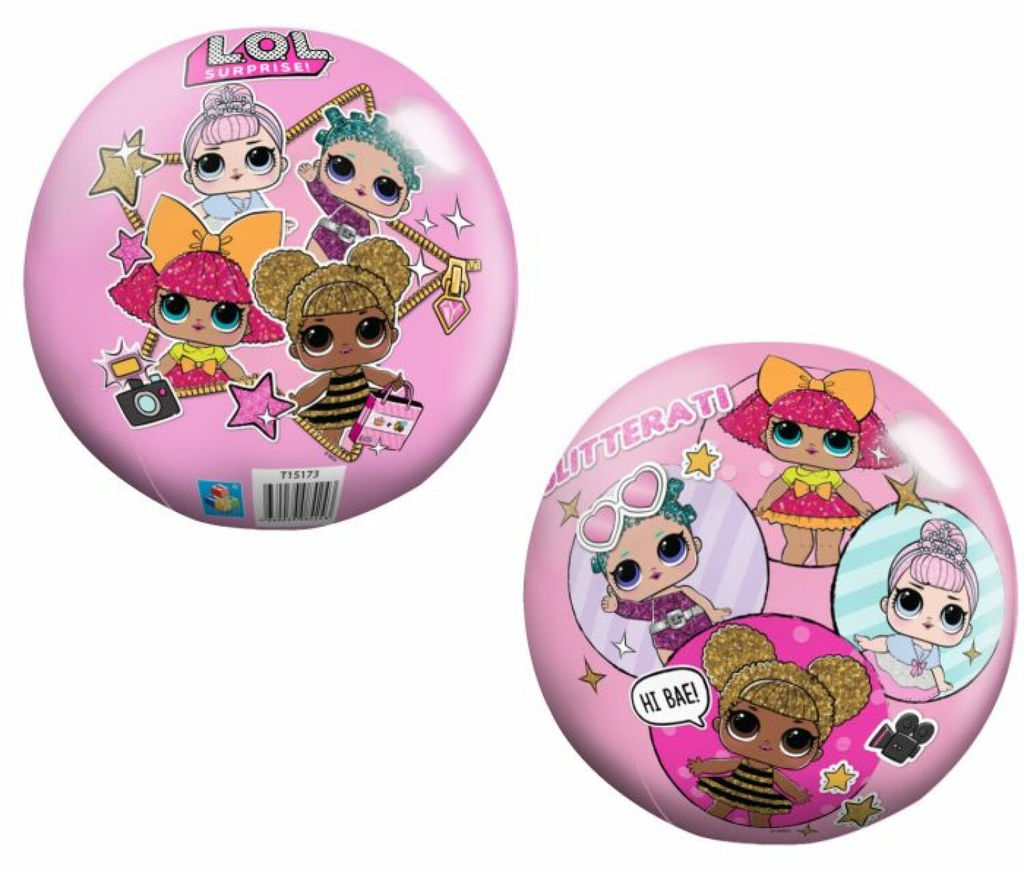 Мяч "LOL" ПВХ с полноцветн 23 см, 90 г в сетке арт.Т15173