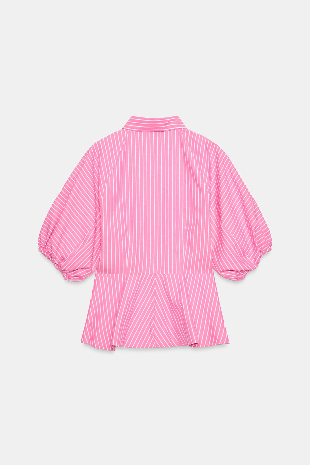 CAMISA POPEL?N RAYAS / Rosa - Zara фото 7