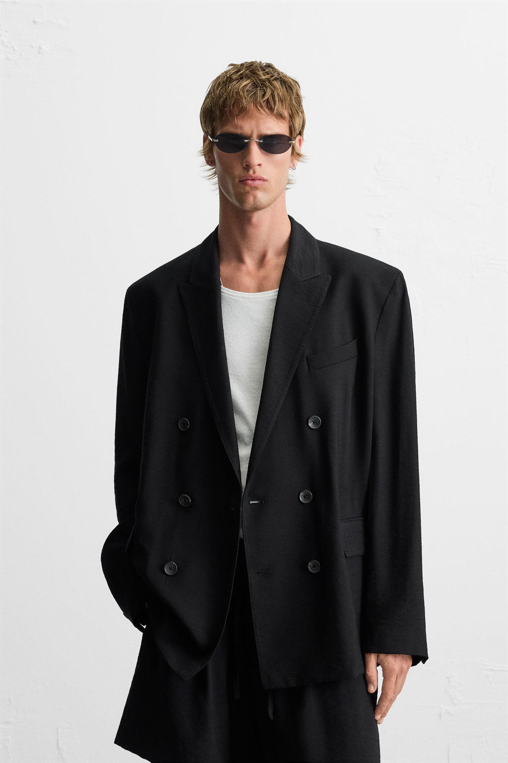 RELAXED FIT FLUID BLAZER - Zara фото 2