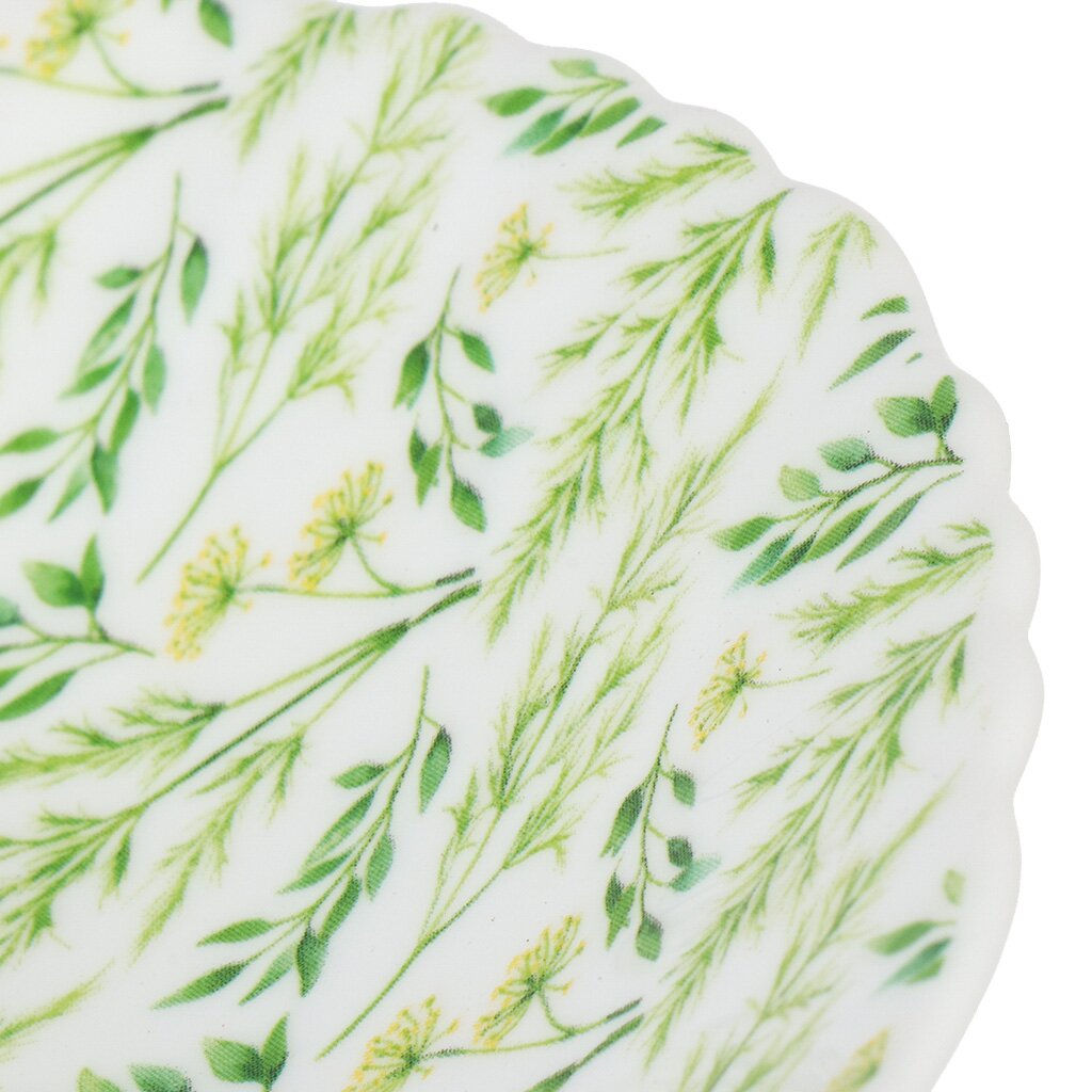 Тарелка десертная УТРО-2 19 см арт.OLHP-75/2139-2 /МФК/  фото 6