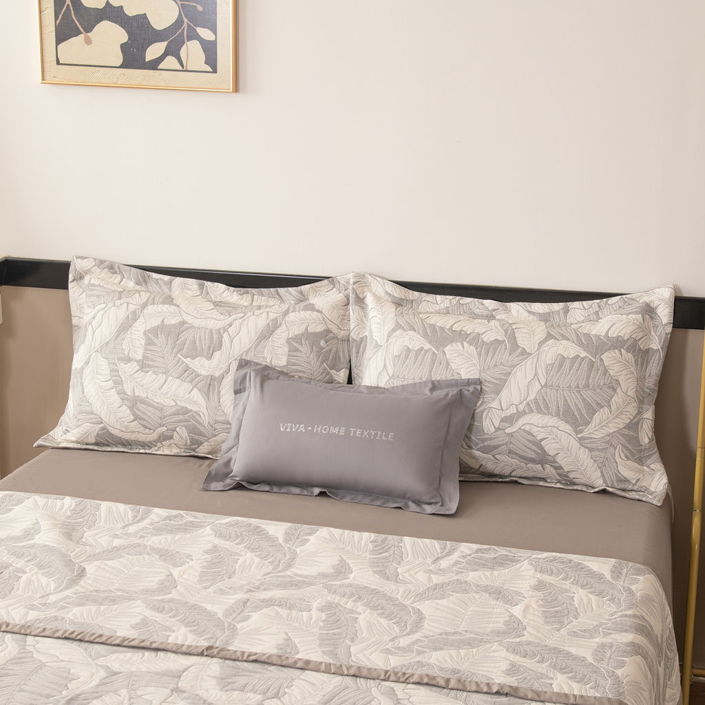 Комплект постельного белья на резинке Сатин Aurora Veil с Покрывалом AVR008 180*200*25;160*200*25;140*200*25 Евро - Ситрейд фото 6