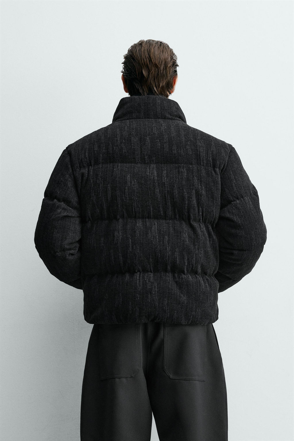 CROPPED FIT PADDED JACKET - Zara фото 3