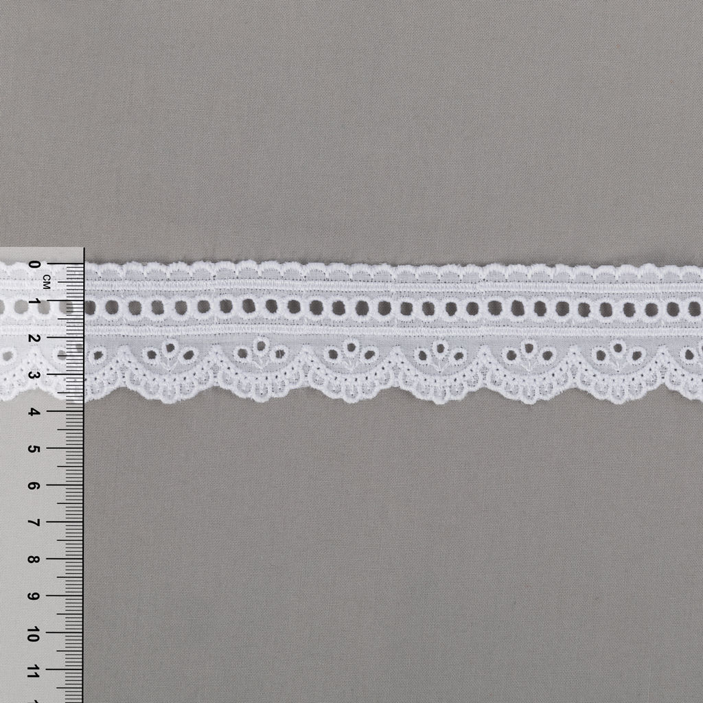 Шитье Gamma 38 мм GYEM-3802 в рулоне 9 м 0.2 м Турция белый