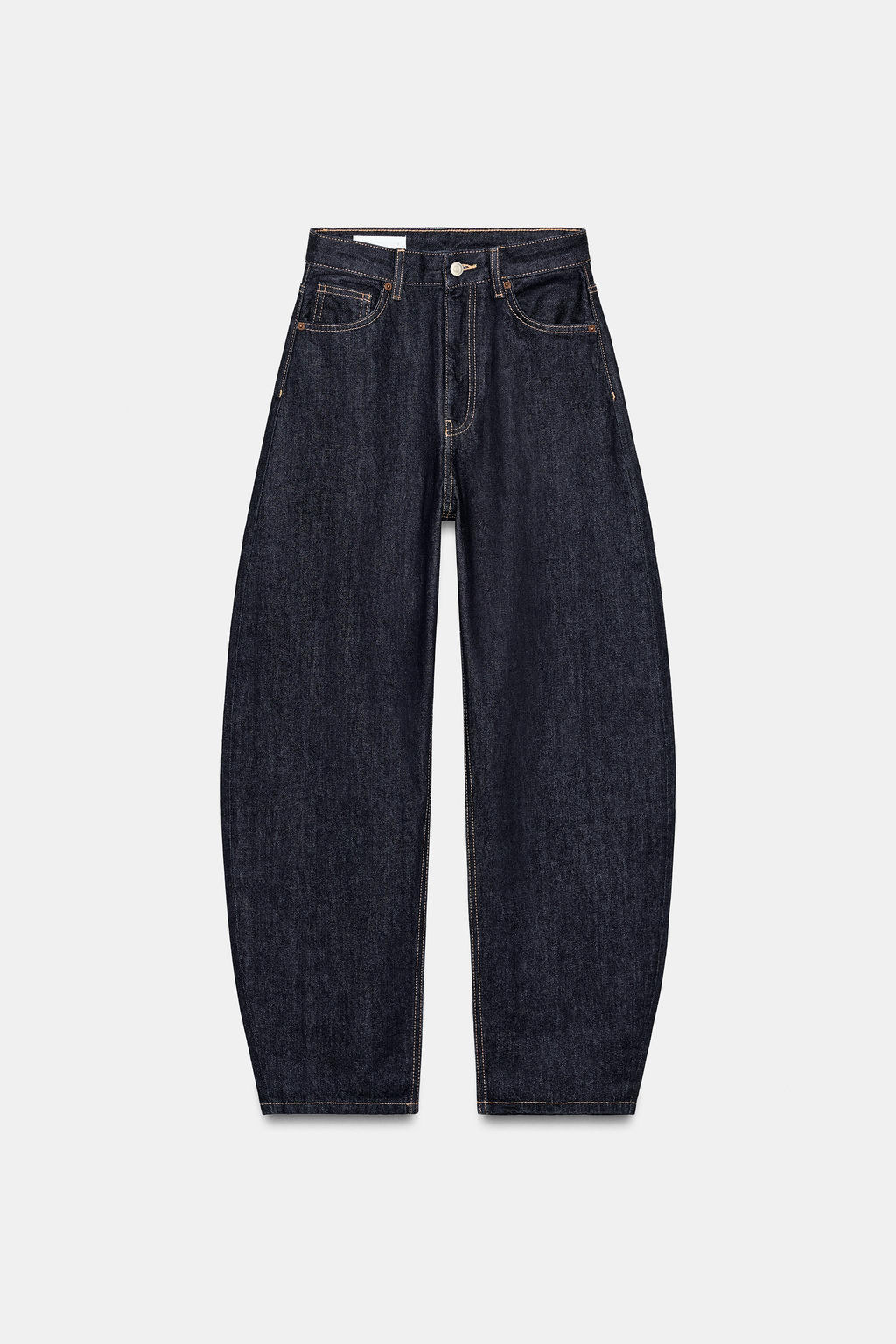 JEANS TRF BARREL TIRO ALTO / ?ndigo oscuro - Zara фото 6