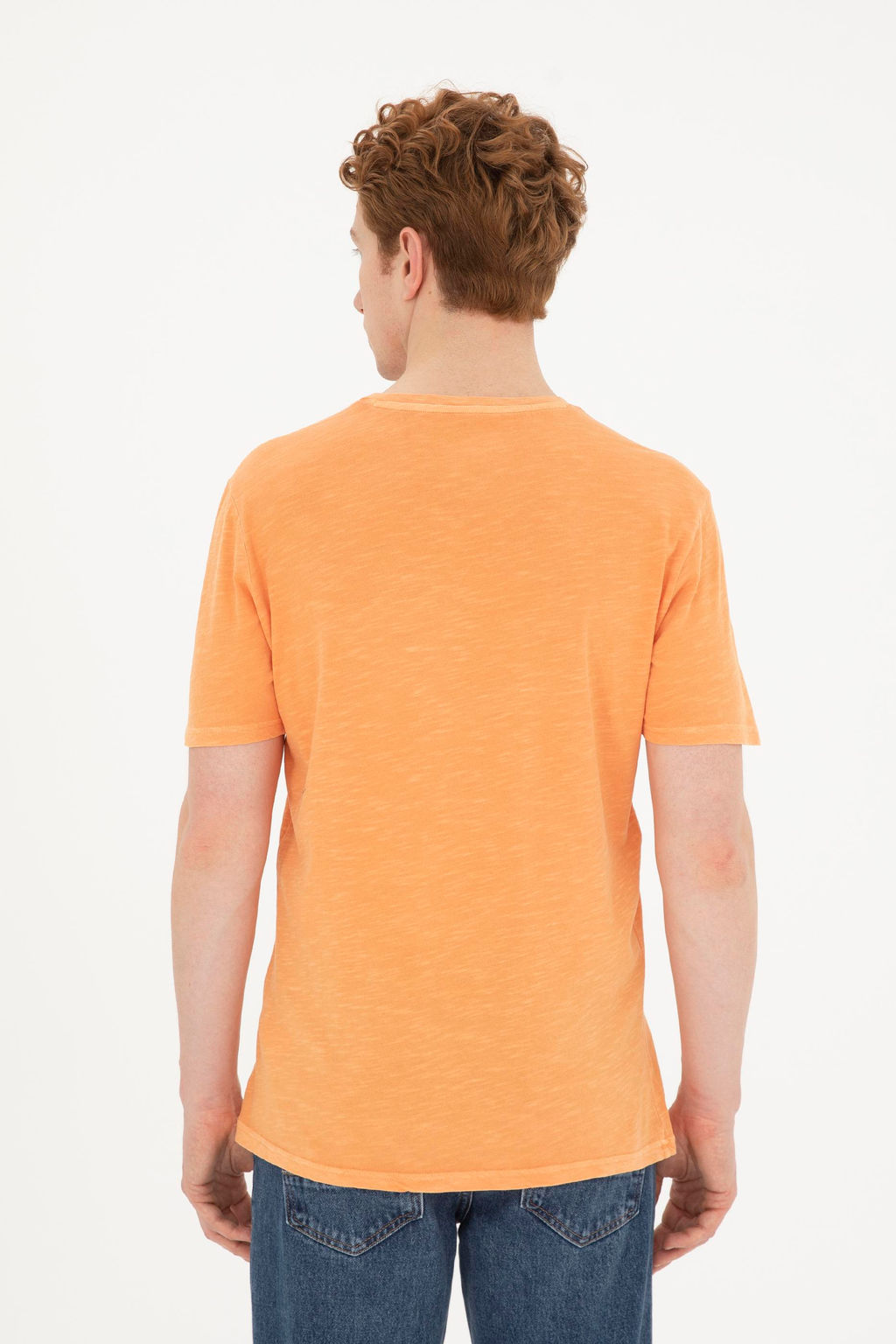 Erkek Turuncu Basic Ti__rt - U.s. polo assn фото 5