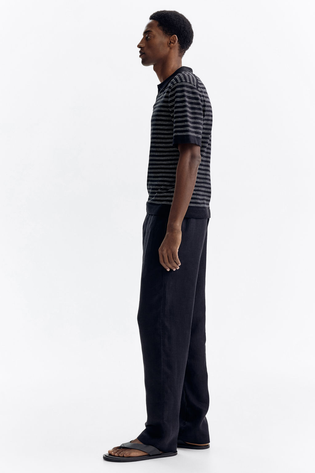 Pantal?n de lino Regular Fit - H&m фото 11