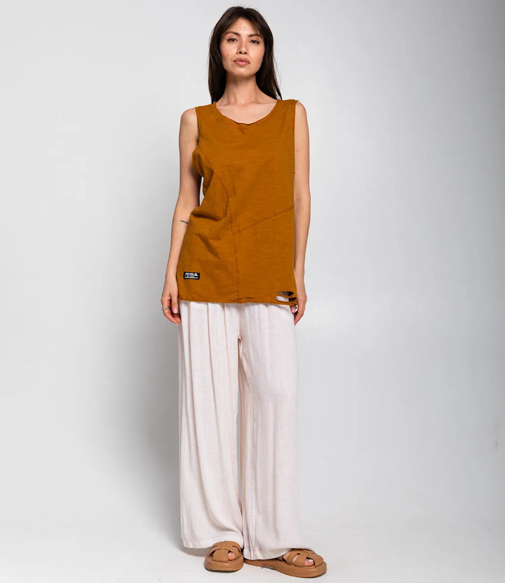 Майка #КТ2286, терракотовый