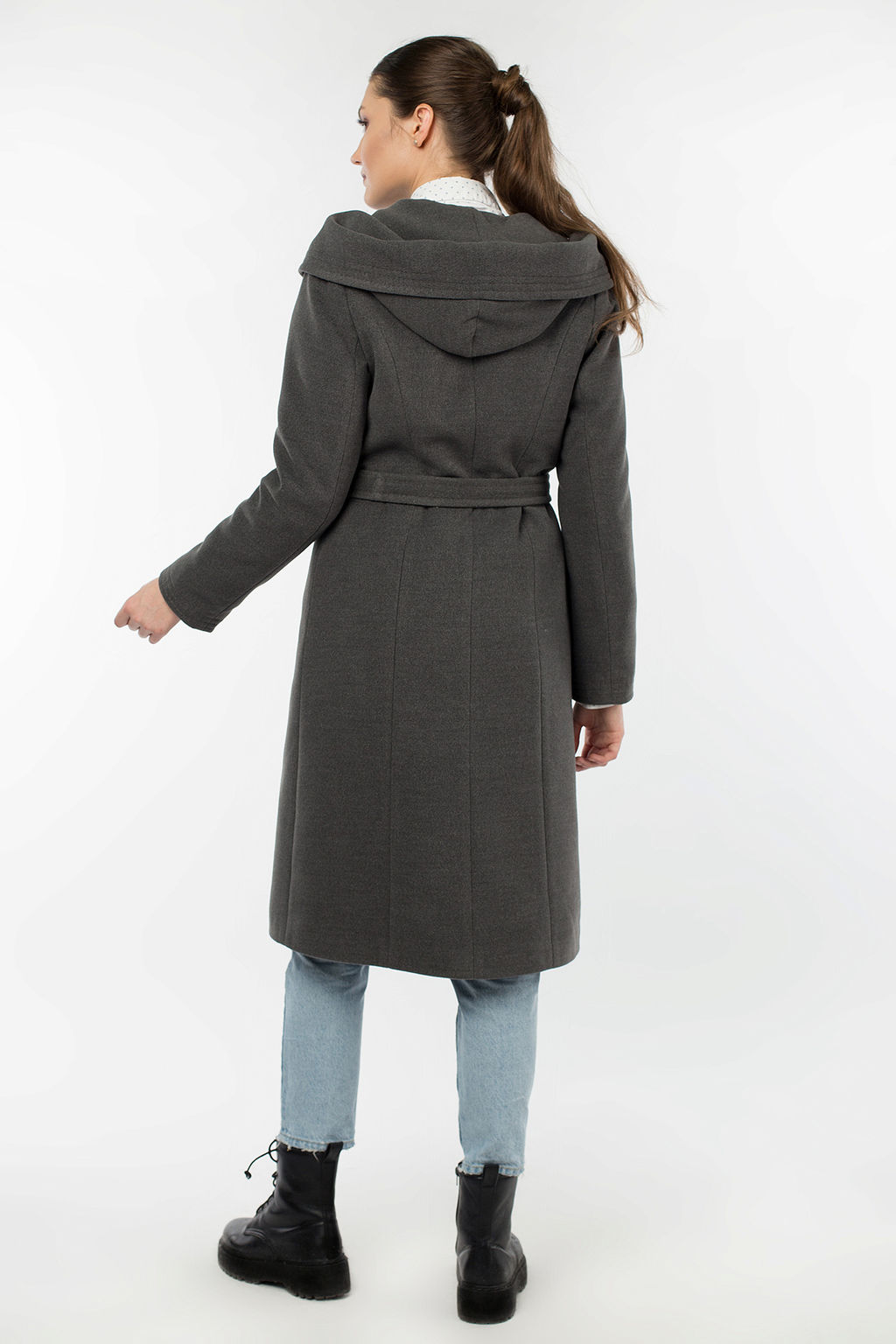 Пальто утепленное (пояс)