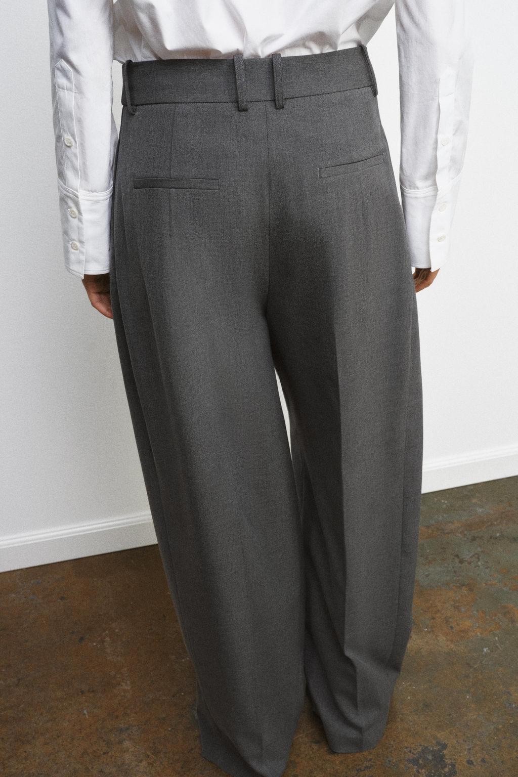 ZW COLLECTION DARTED TROUSERS - Zara фото 3