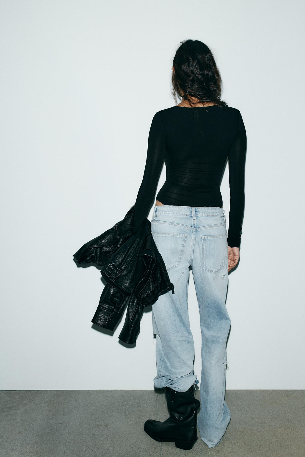 SOFT LONG SLEEVE BODYSUIT - Zara фото 4