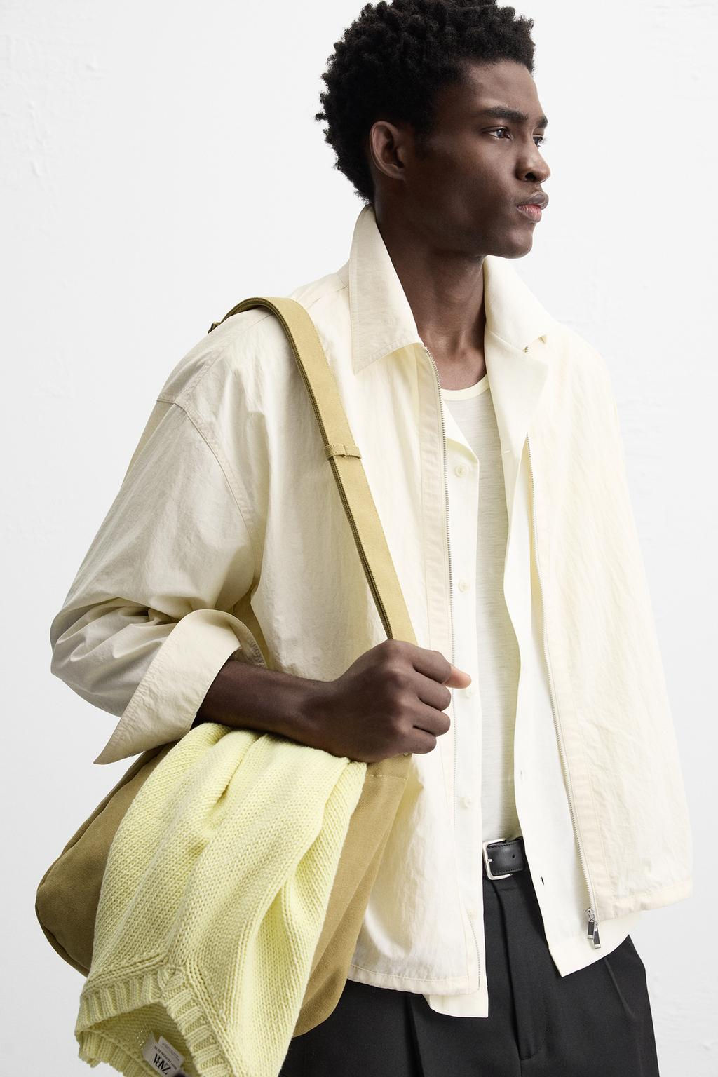 TECHNICAL OVERSHIRT WITH ZIP - Zara фото 5