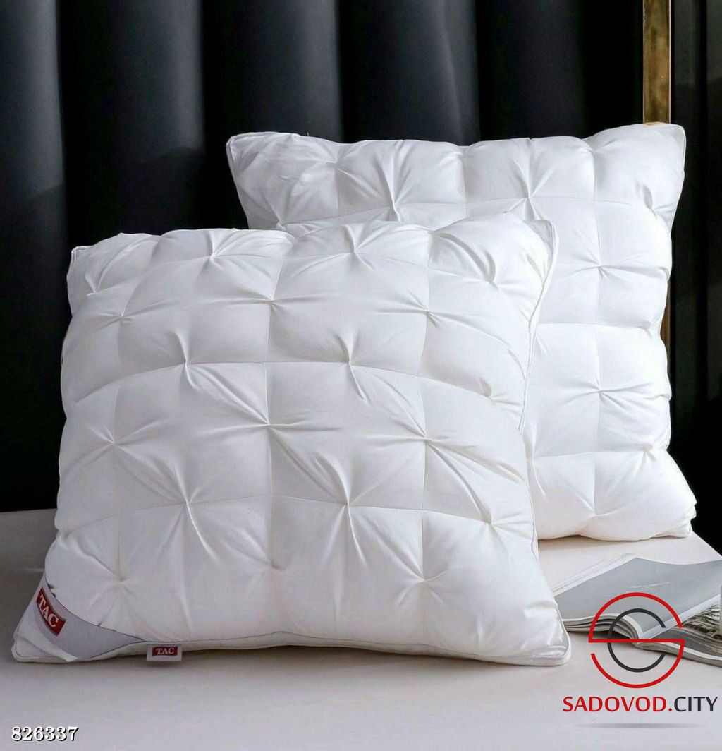 Подушка наполнитель микрогель и шелк,