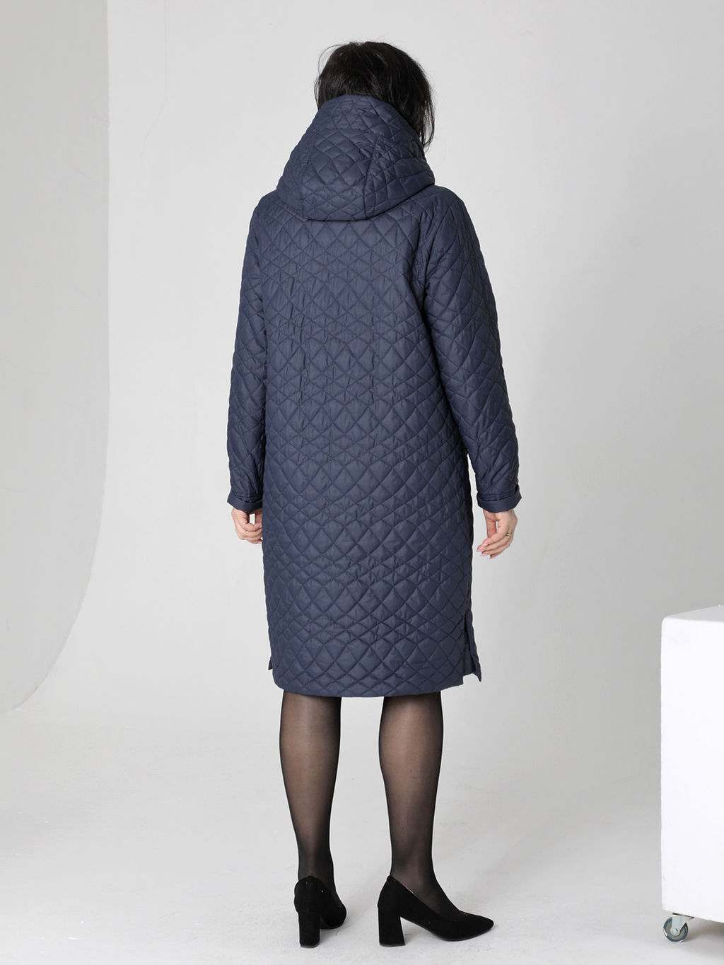 25118 Плащ утепл. т.синий - Dizzyway фото 4