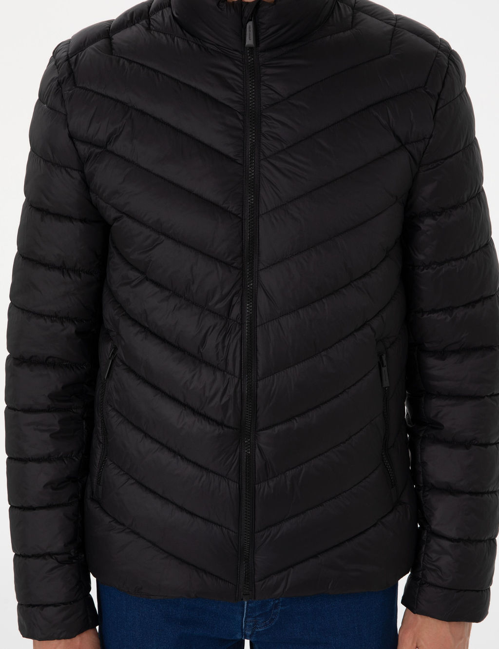 Siyah Kapitone Mevsimlik Mont - Pierre cardin фото 7