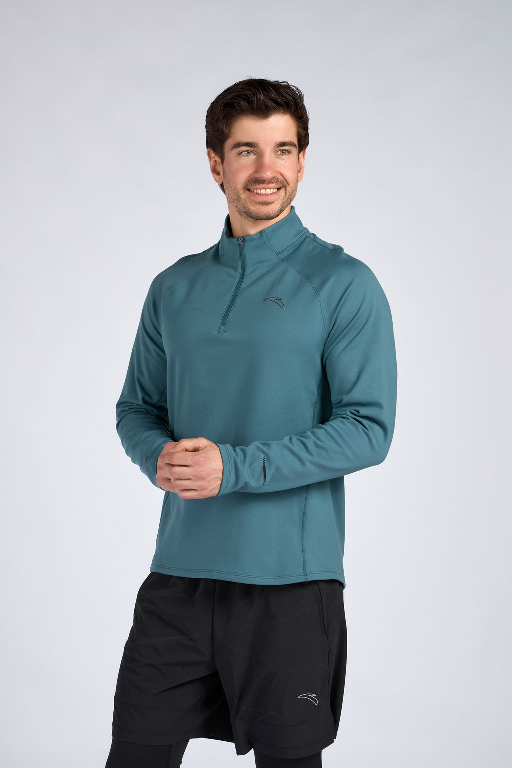 Лонгслив Зеленый