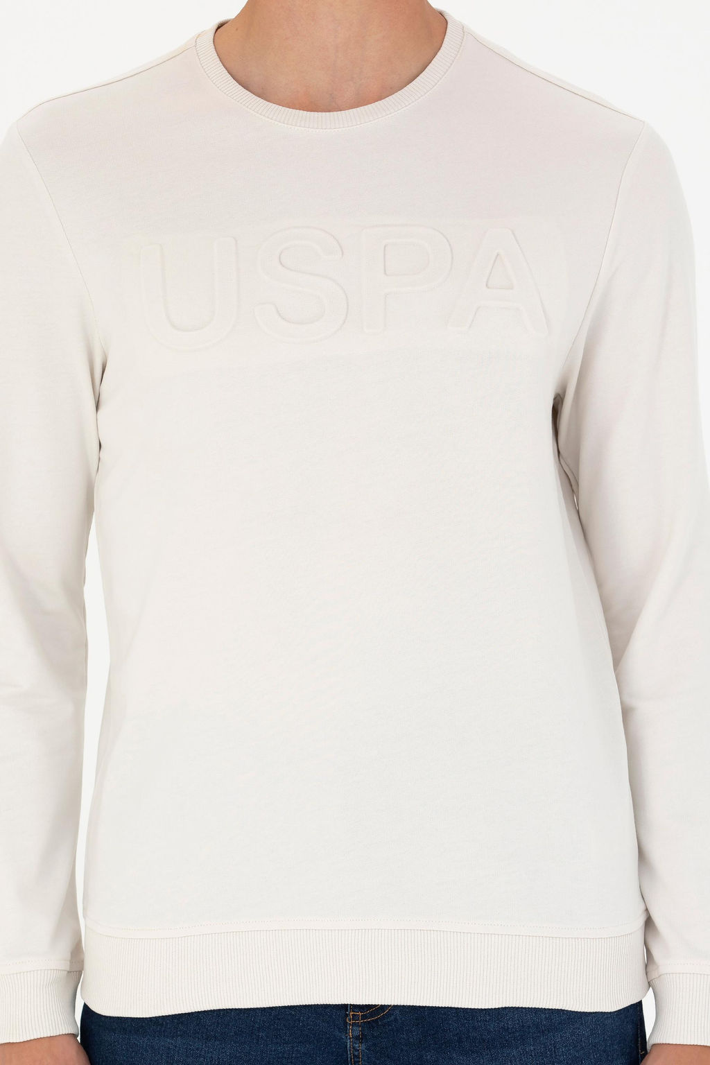 U. S. Polo Assn Мужская базовая толстовка с круглым вырезом Stone - U.s. polo assn фото 21