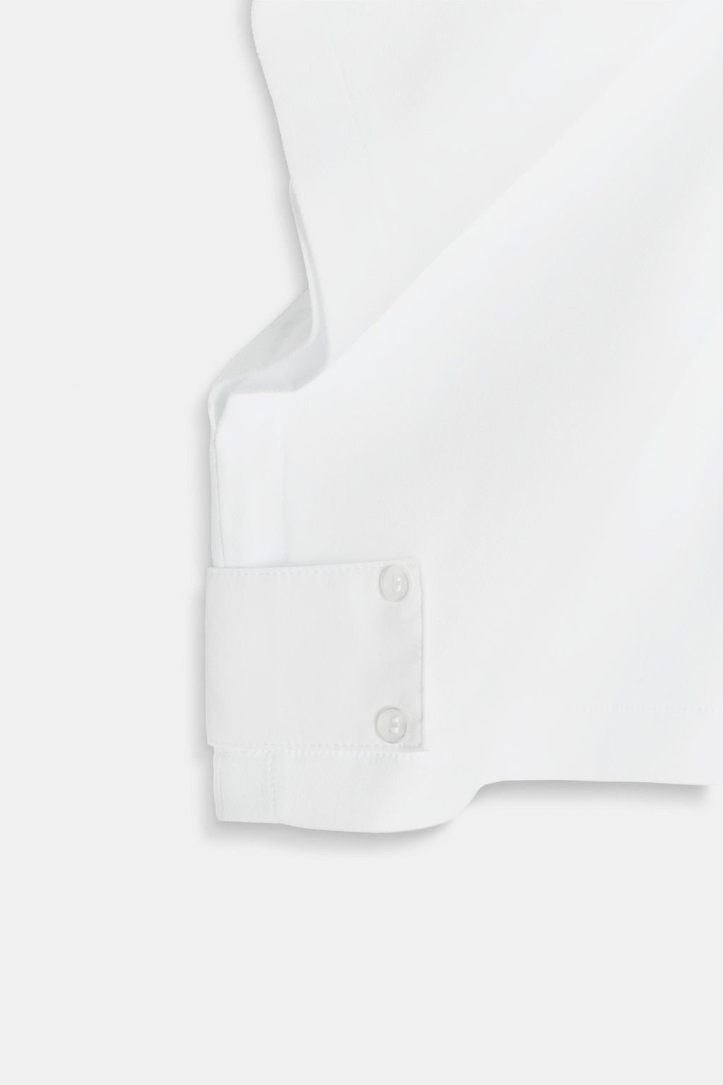 CAMISETA CAPA ALGOD?N / Blanco - Zara фото 7