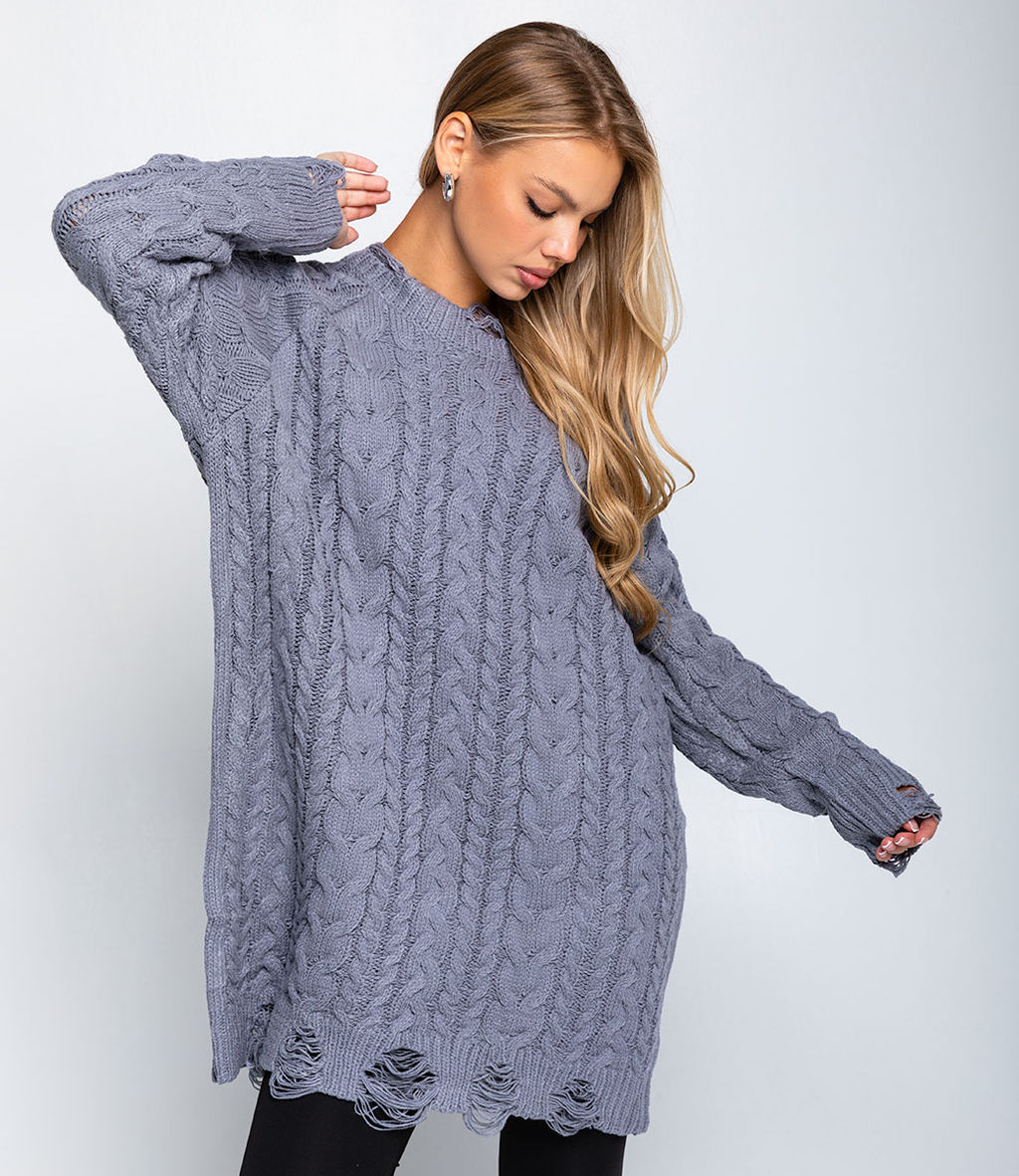 Джемпер #КТ853 (2), серый