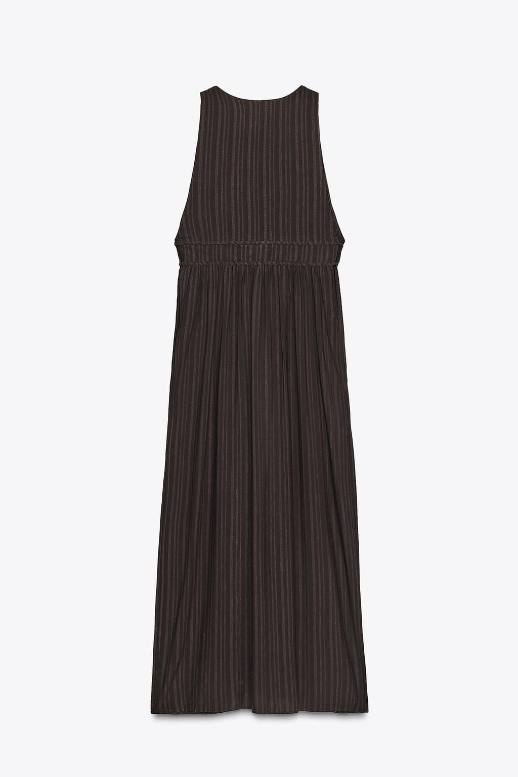 STRIPED LONG WAISTCOAT - Zara фото 3