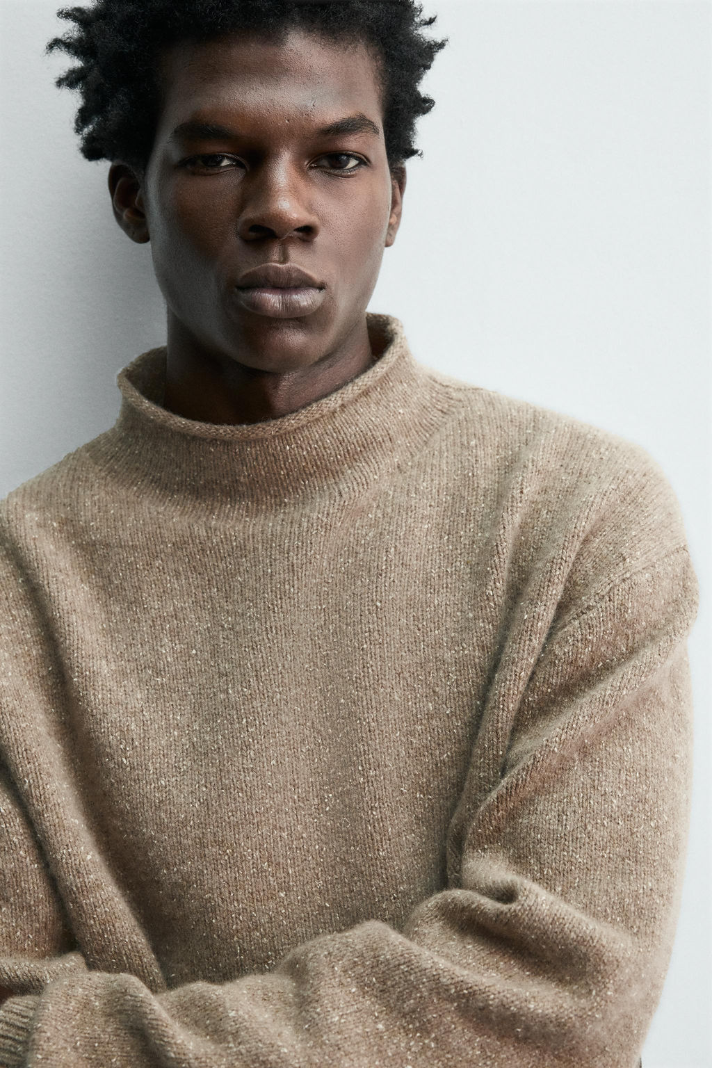 WOOL - SILK SWEATER WITH BUTTONS - Zara фото 5