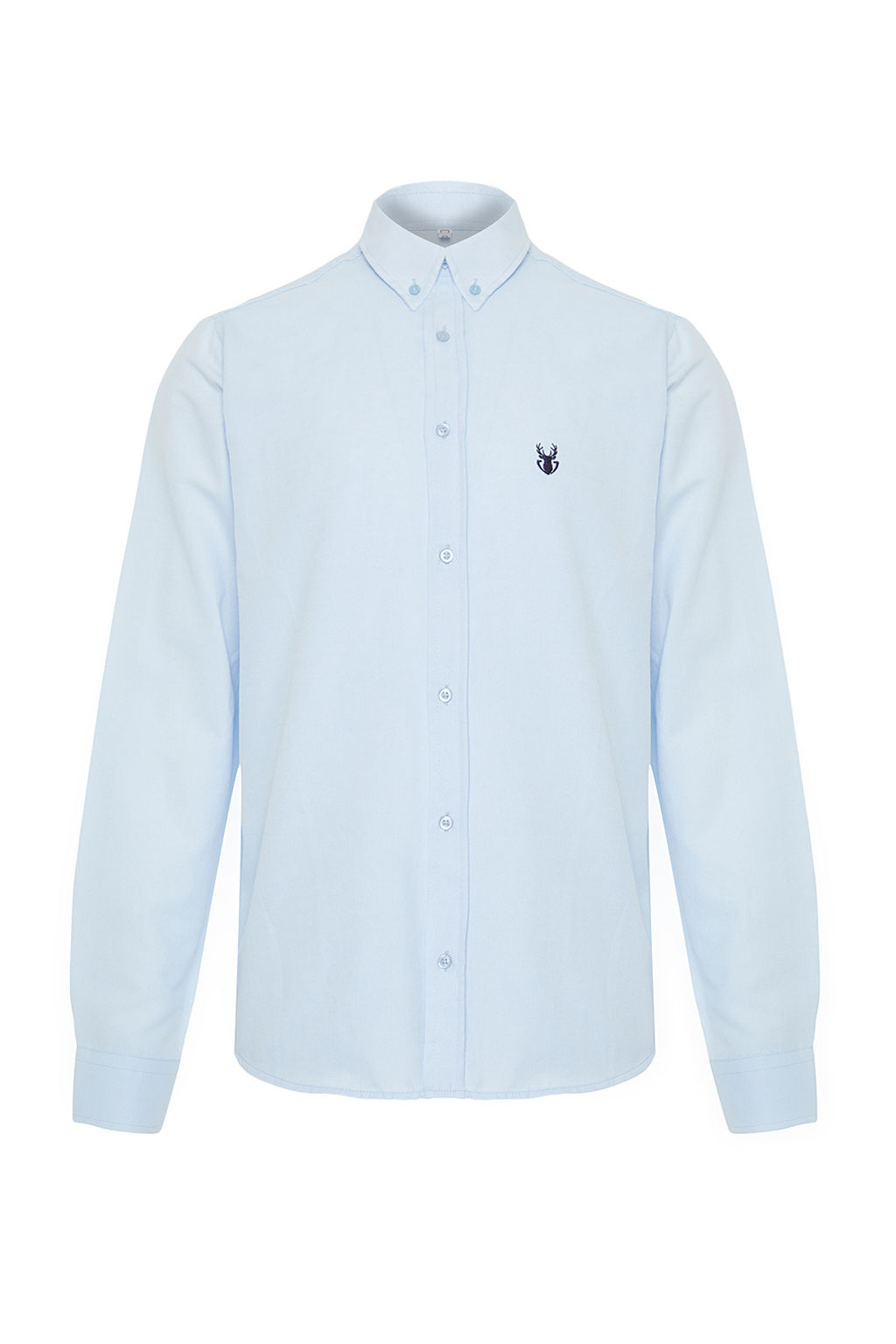 TRENDYOL MAN Lacivert Slim Fit Nak?sl? Kolay Utulenebilir Smart Gomlek TMNSS24GO00062 - Trendyolmilla фото 10