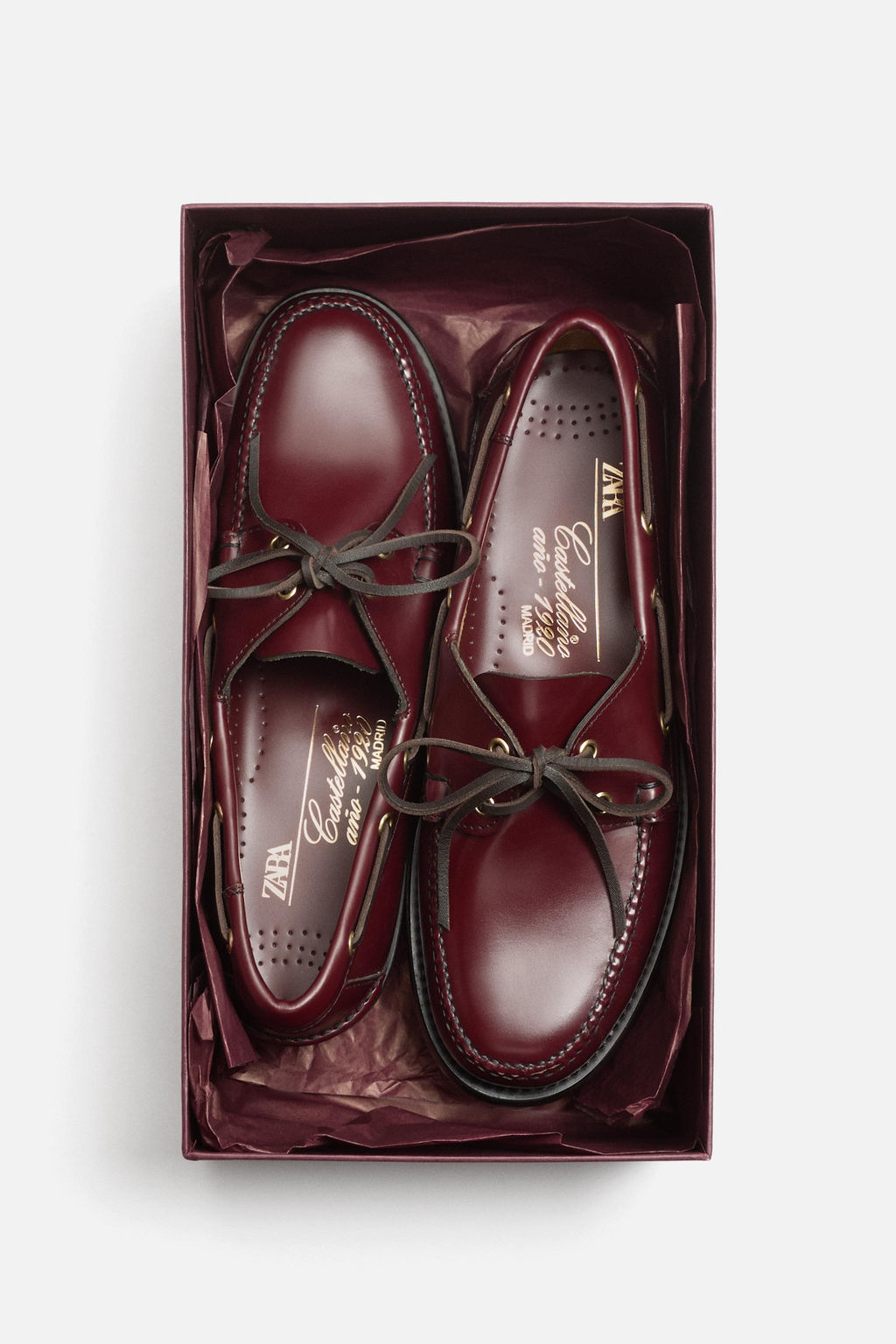 CASTELLANO 1920 ® X ZARA MAN DECK SHOES  фото 7