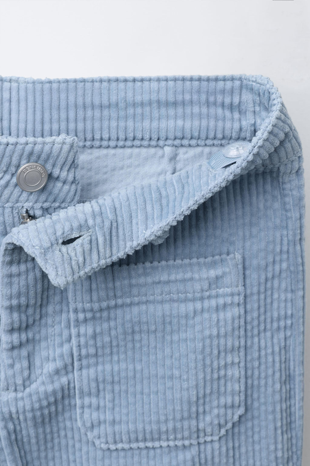 BENSIMON ® X ZARA STRAIGHT CORDUROY TROUSERS фото 3