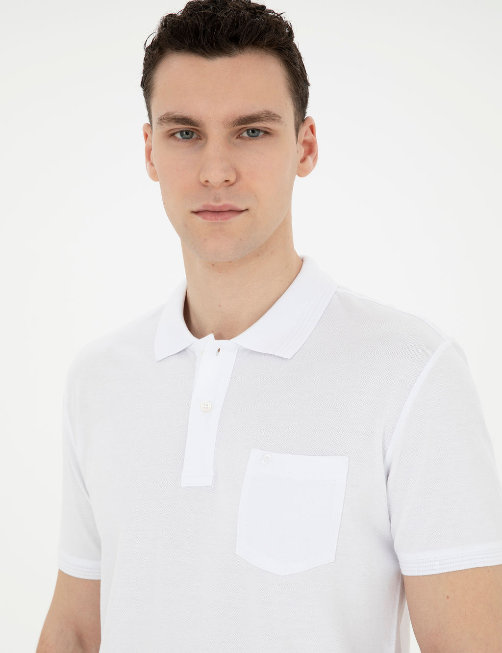 Beyaz Regular Fit Basic Ti__rt