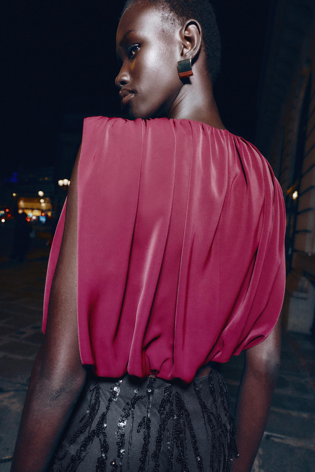 DRAPED BALLOON TOP - Zara фото 4