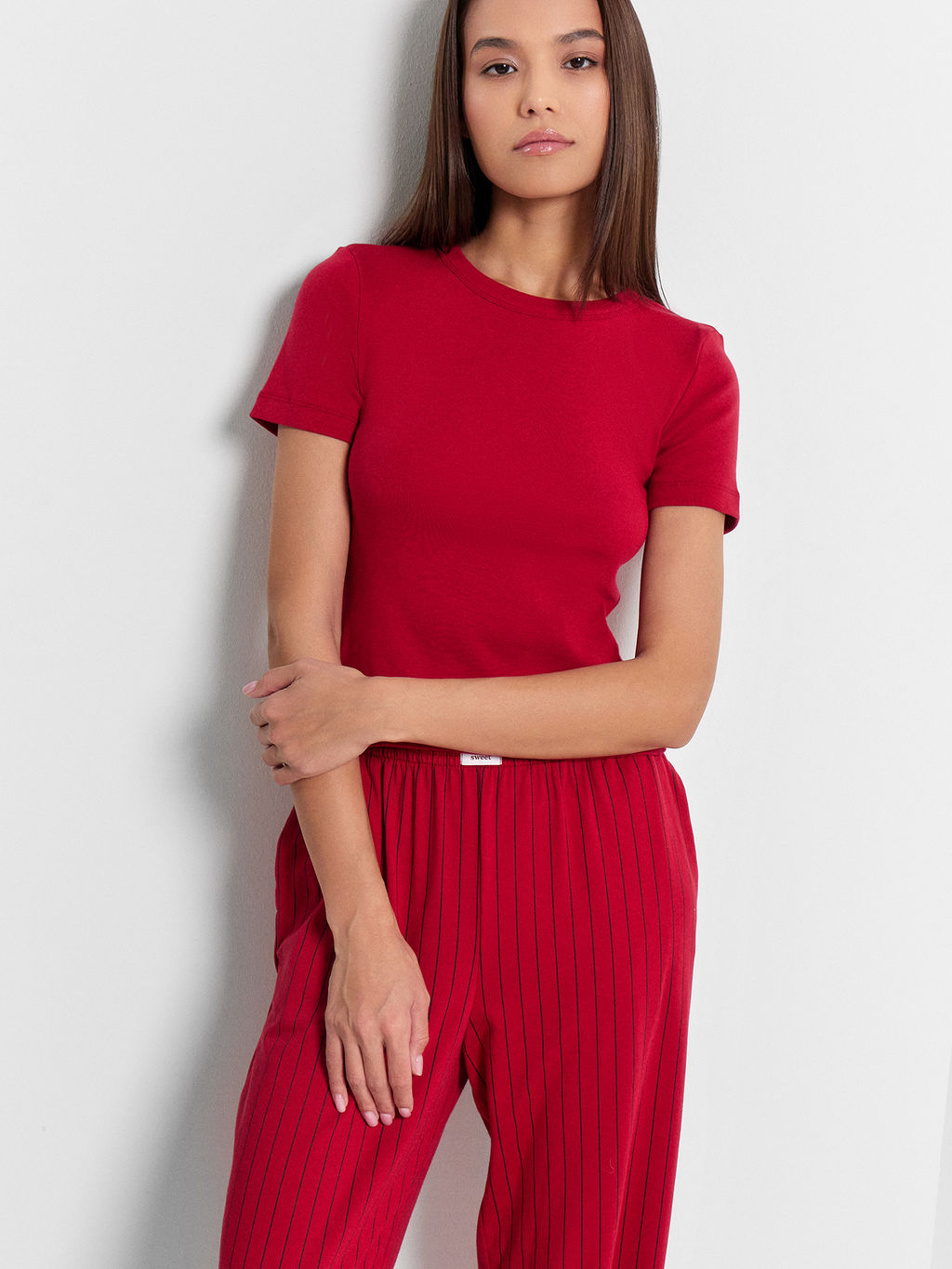 Пижама женская красная - Mark formelle фото 10