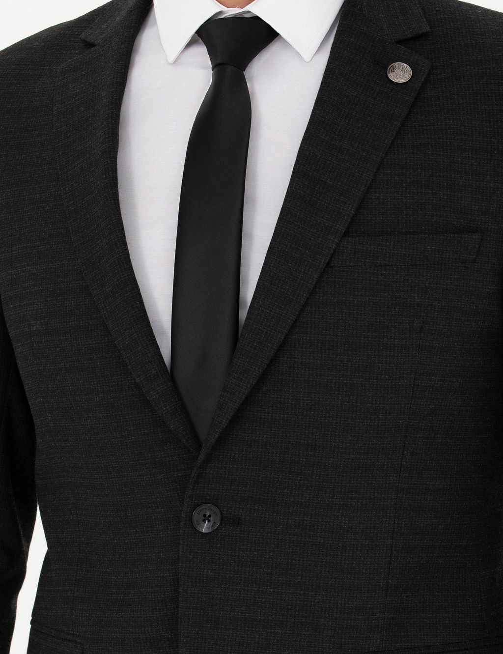 Antrasit Ex. Slim Fit Tak_m Elbise