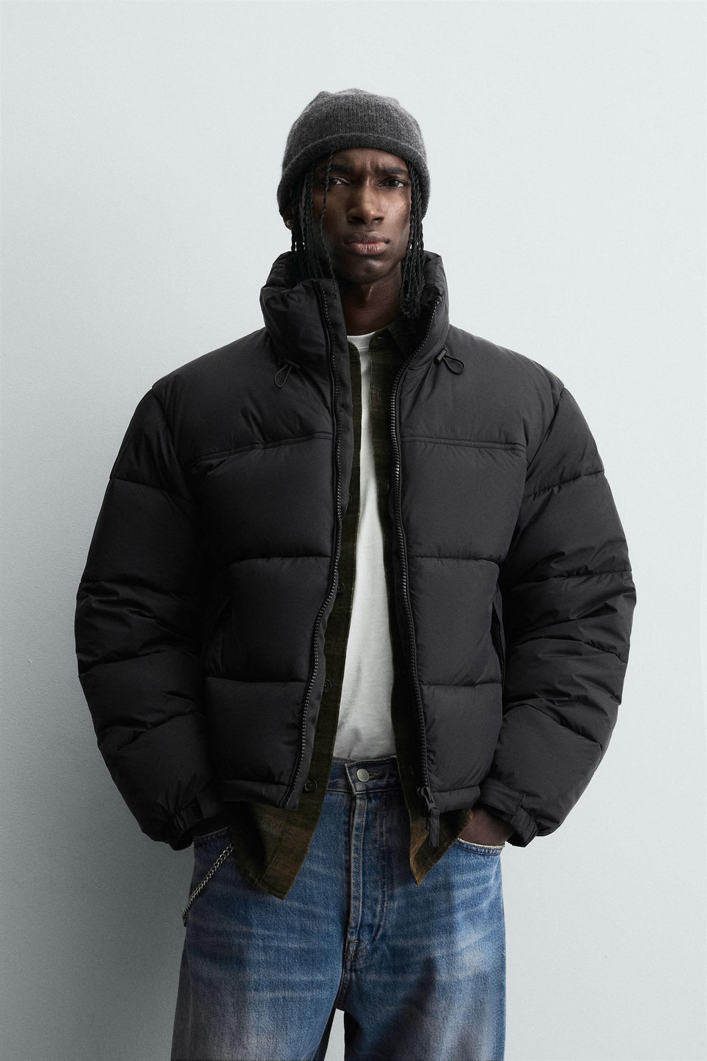 RELAXED FIT PADDED JACKET - Zara фото 10