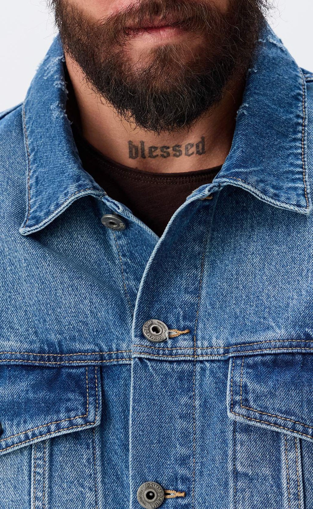 Куртка джинс P611-1285 l.blue - Primm фото 2