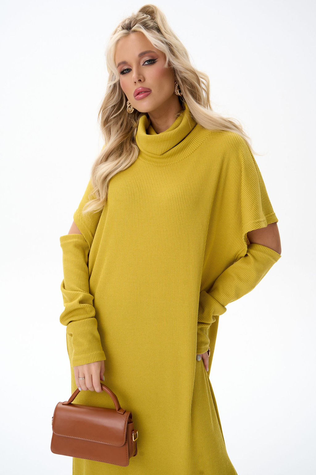 Платье Ирма (горчица) - Эльза фото 9