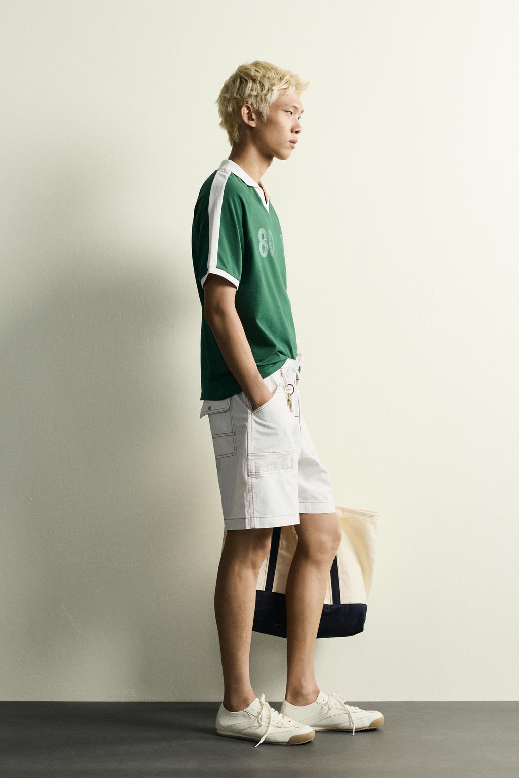 POLO CONTRASTE F?TBOL RETRO / Verde - Zara фото 4